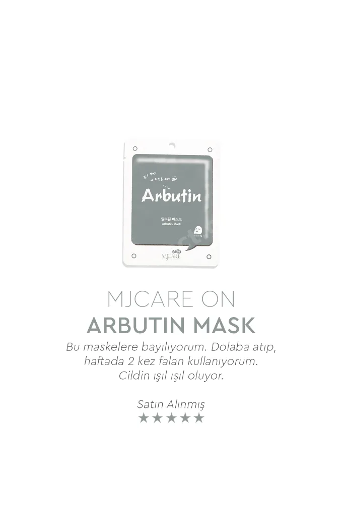 On Arbutin Mask - Arbutin Özlü Yüz Maskesi 10'lu