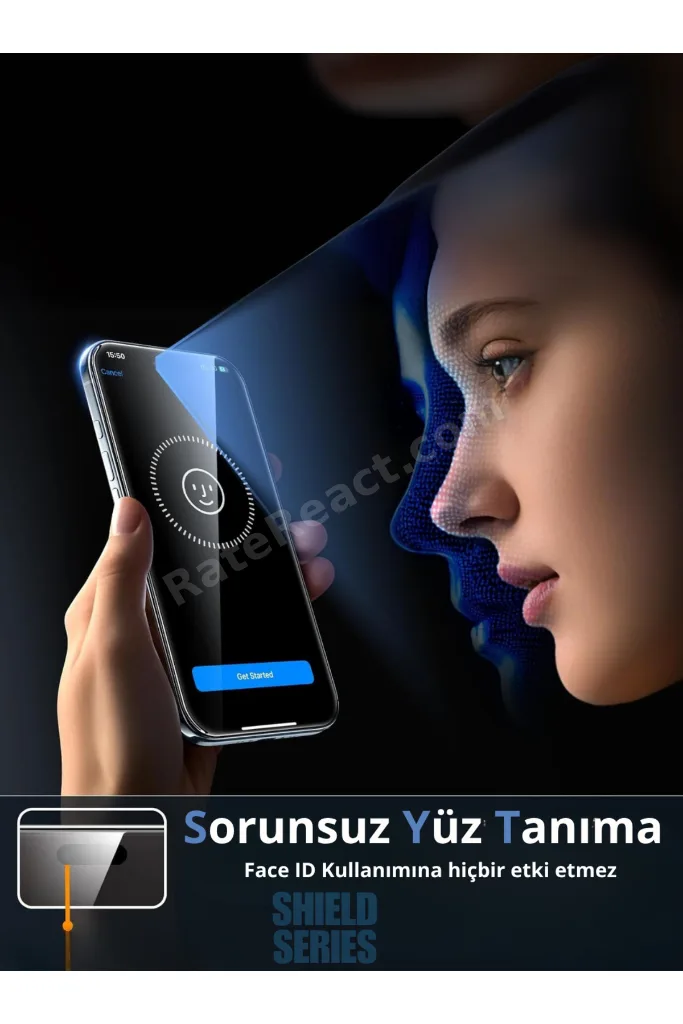 [Shield Hayalet] iPhone 17 Pro Uyumlu Hayalet ESD Anti-Statik Temperli Cam Ekran Koruyucu