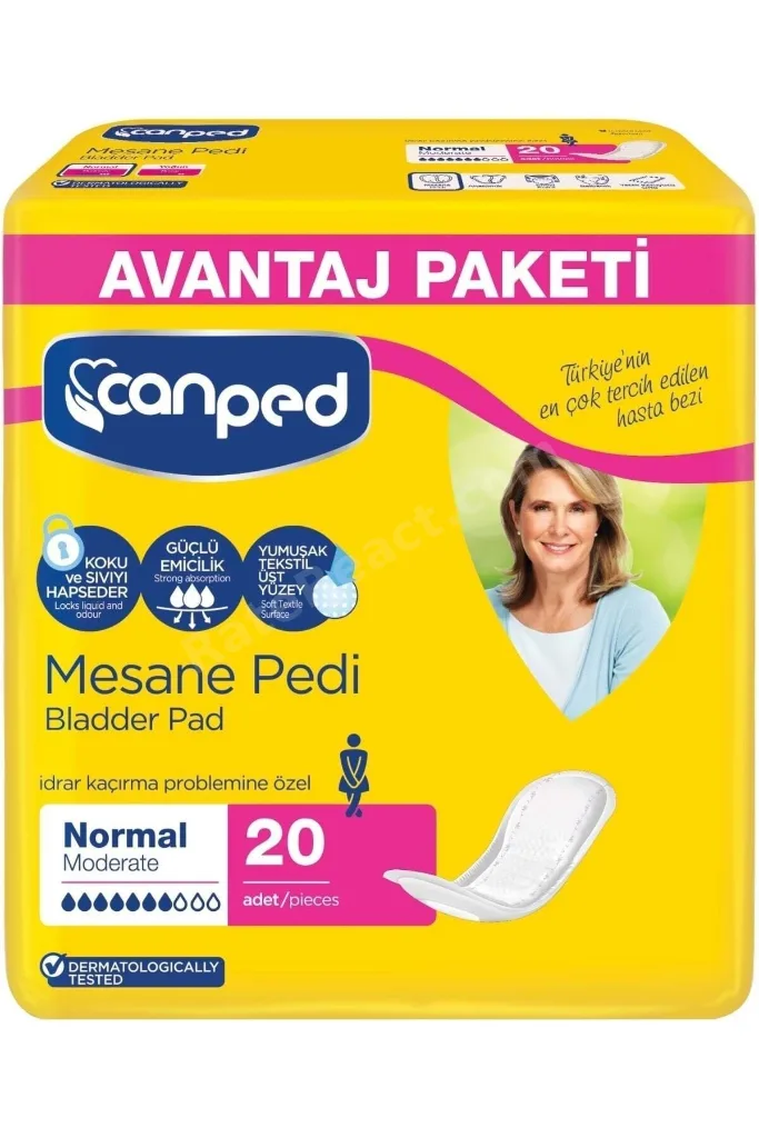 Mesane Pedi Avantaj Paket Klasik M-orta Boy Normal 20 Adet