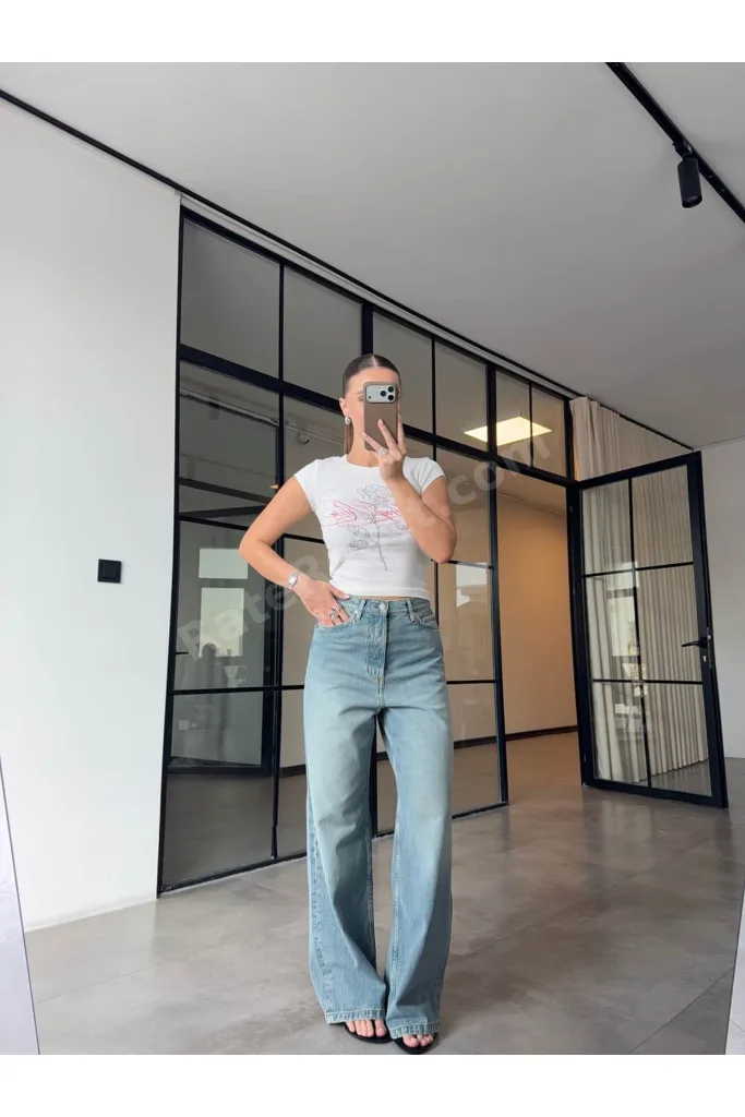 VİNTAGE DÜŞÜK BEL DONNA BAGGY JEAN