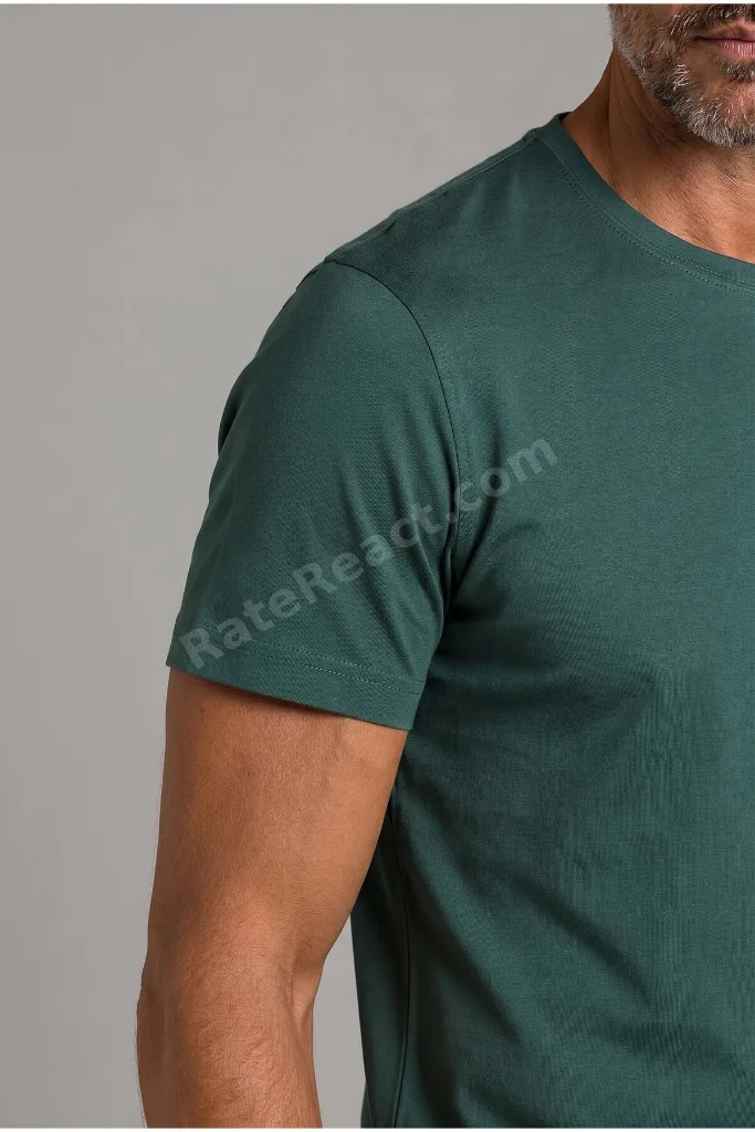 Yeşil Bisiklet Yaka T-shirt