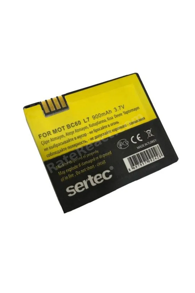 SERTEC - Motorola BC60 Uyumlu Batarya