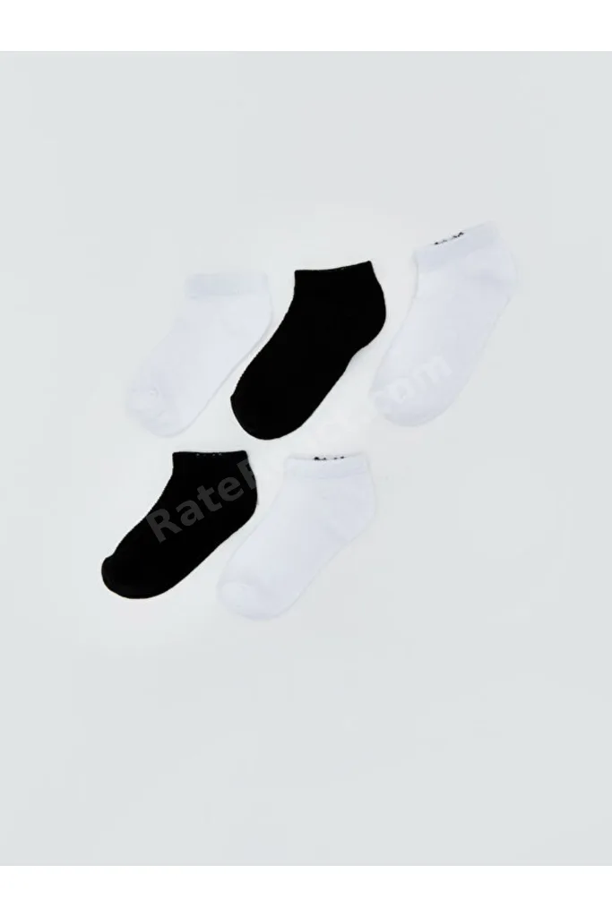 Timeless Clothing & Zamansız Seçimler KlasikErkek Çocuk Patik Çorap 5'li