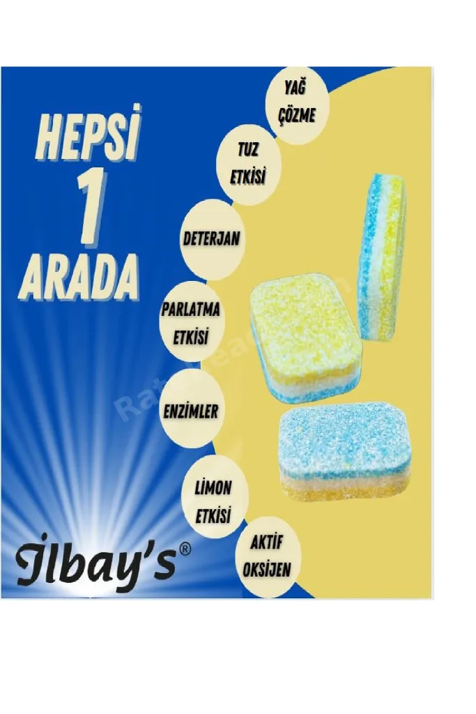 Ultimate Hepsi 1 Arada Bulaşık Makinesi Tableti 3x30=90 Tablet(100% SUDA ERİYEN FİLM)