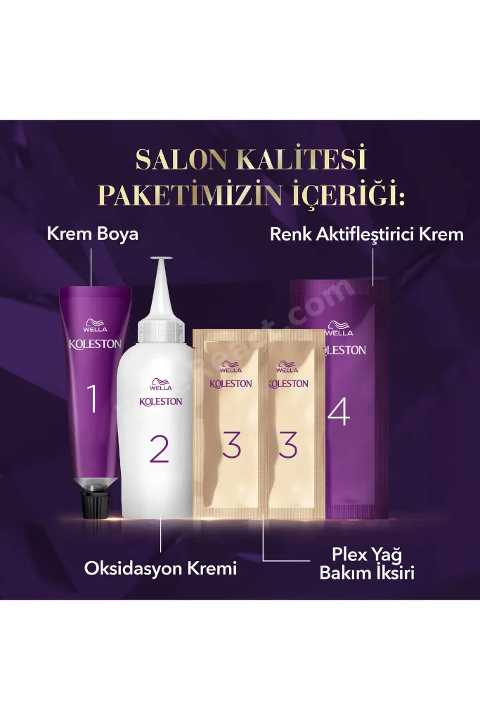 Koleston Supreme Kit Saç Boyası 7/77 Işıltılı Kahve