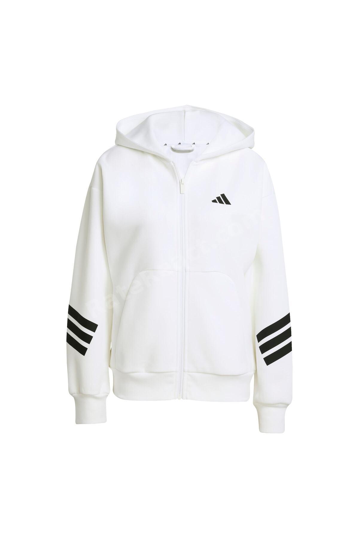 W FI 3S FZ HD Kadın Beyaz Sweatshirt JW7803