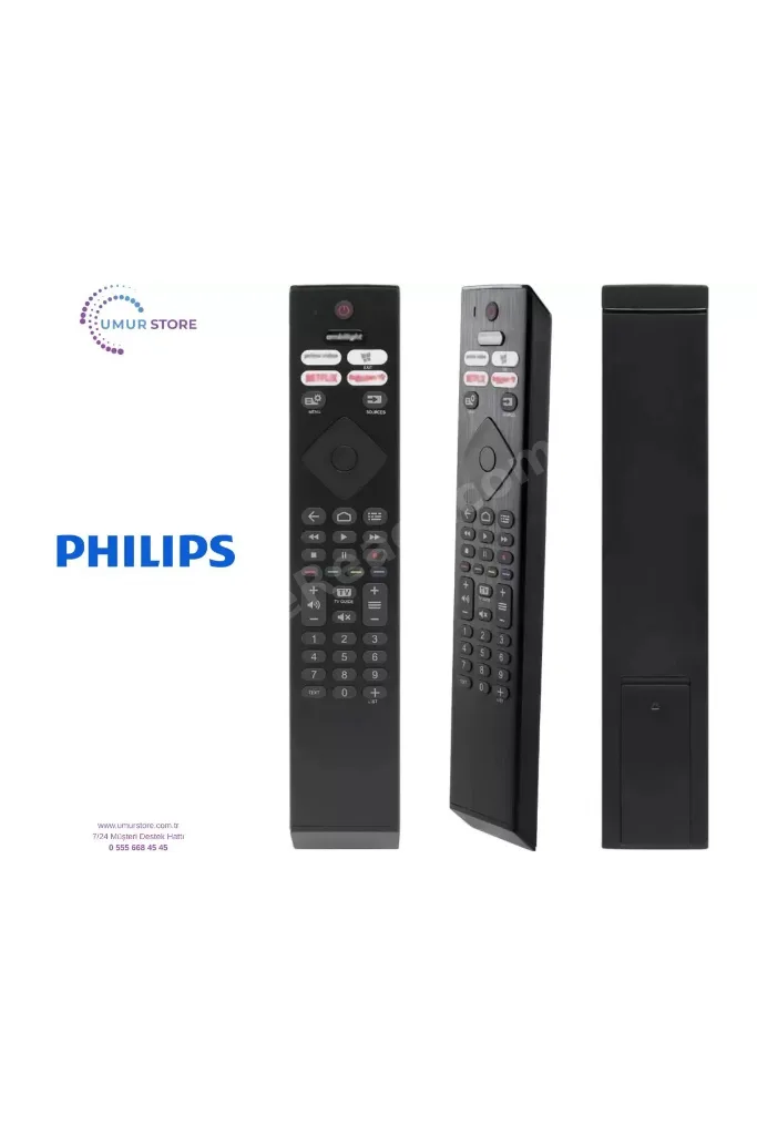 Philips İle Uyumlu 50PUS7009/62 Smart Tv Kumanda