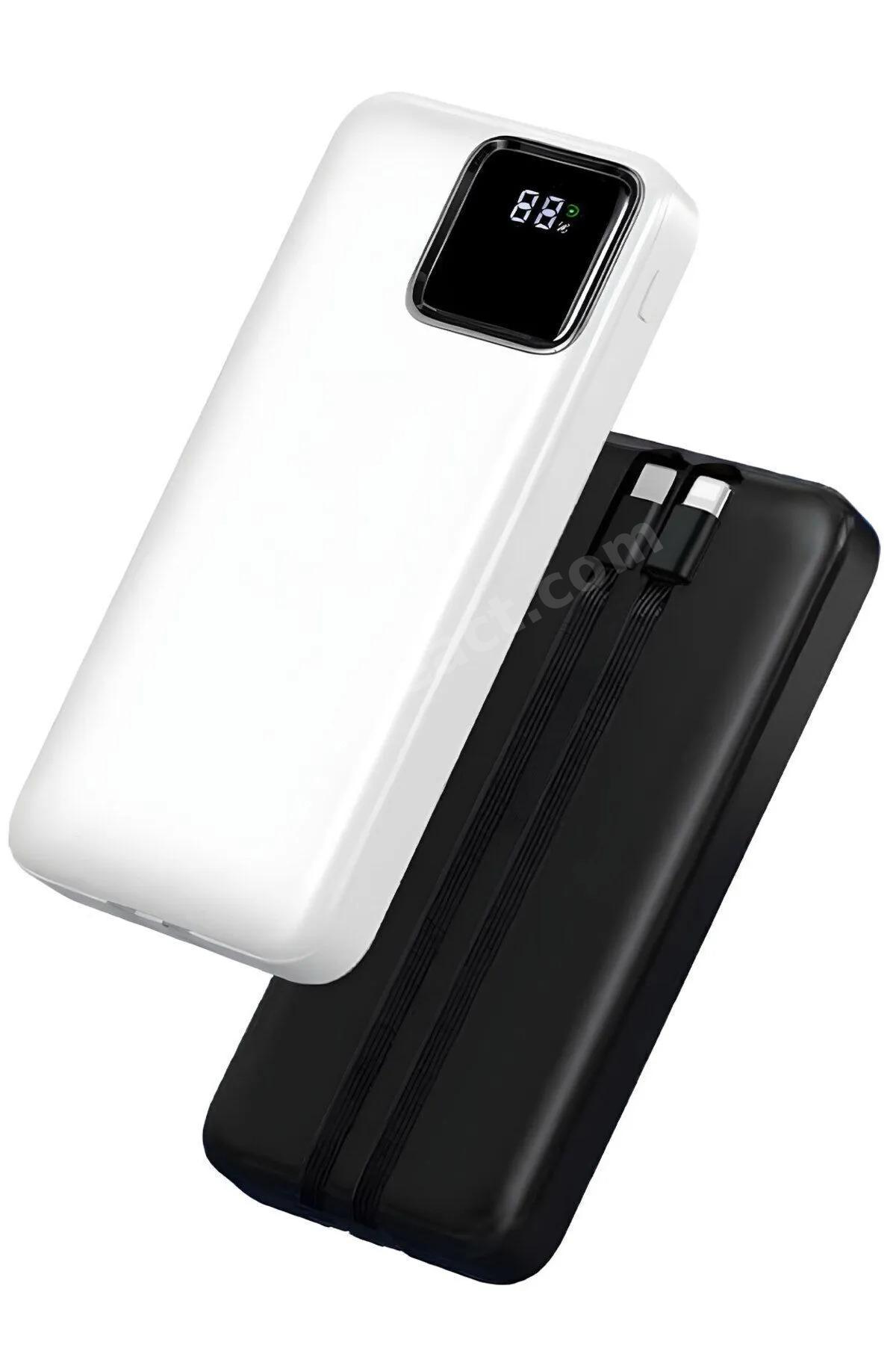 20000 Mah 22.2 Turbo Süper Hızlı Powerbank Kablolu Taşınabilir Şarj Iphone Şarj 20 Bin Mah