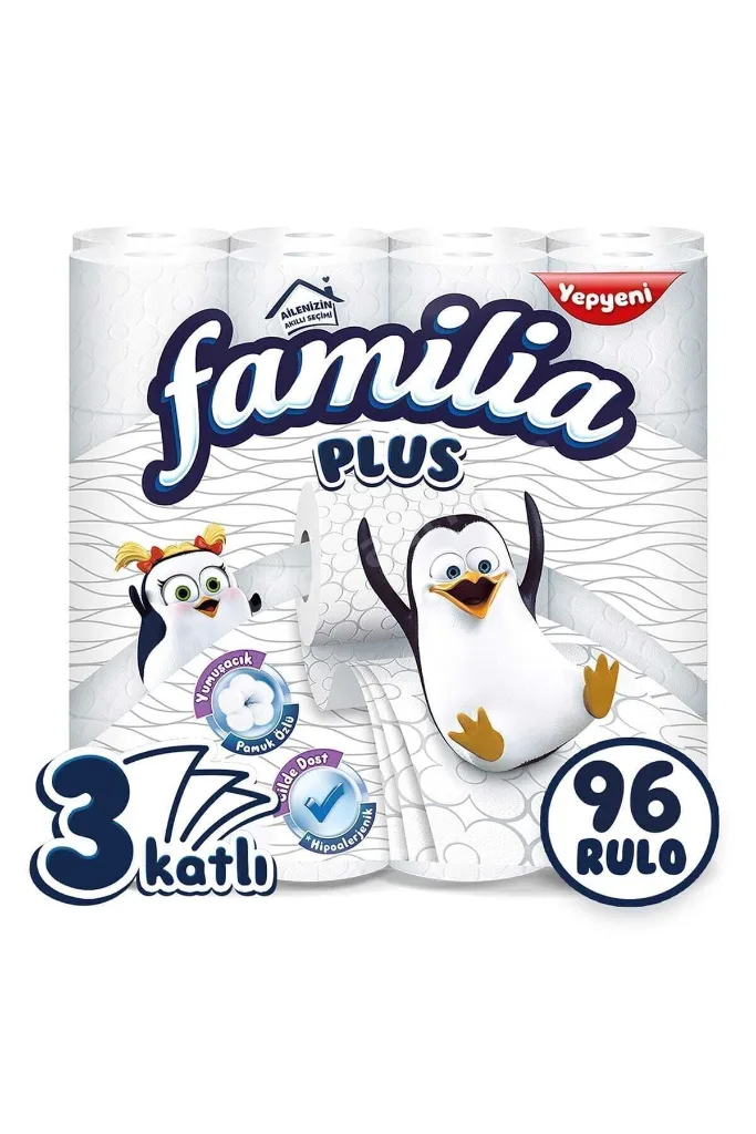 Plus Tuvalet Kağıdı Jumbo Paket 96 Rulo