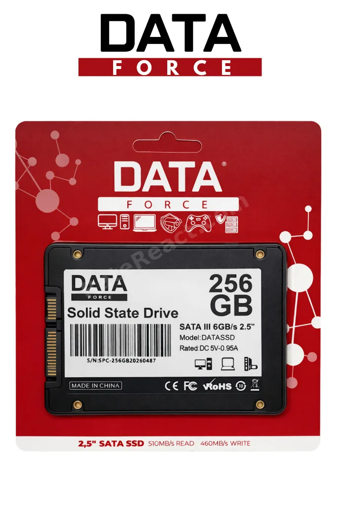 256GB SSD 2.5” SATA III – Hızlı Açılış, Sessiz