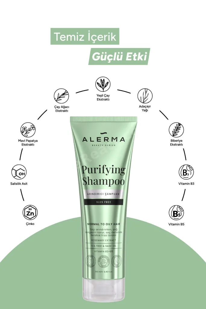 Ince Telli Ve Yağlı Saçlar Için Arındırıcı Sülfatsız Şampuan 250 ml