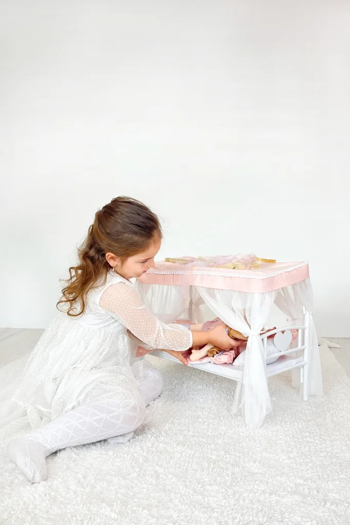 Cibinlikli Oyuncak Bebek Yatağı - Doll Bed Canopy