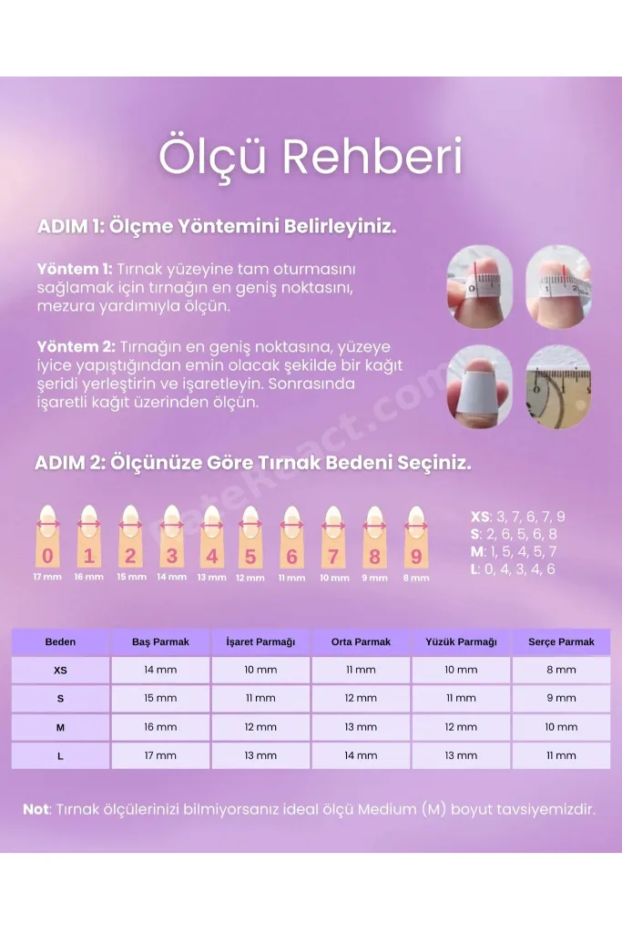 Pembe çiçek takma tırnak