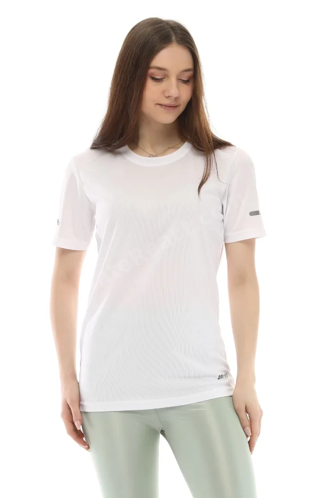 Kadın Nem Emici Hızlı Kuruma Atletik Teknik Performans Spor T-shirt