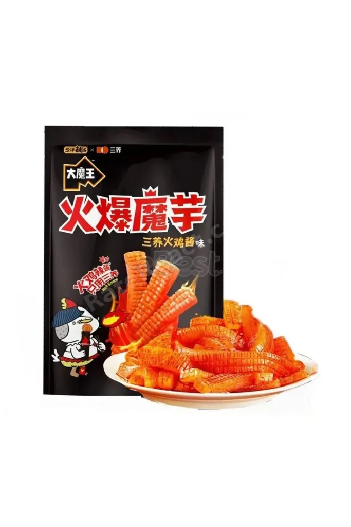 İşbirliği Ekstra Acılı Konjac Atıştırmalıkları Buldak Sos Aroması Cips