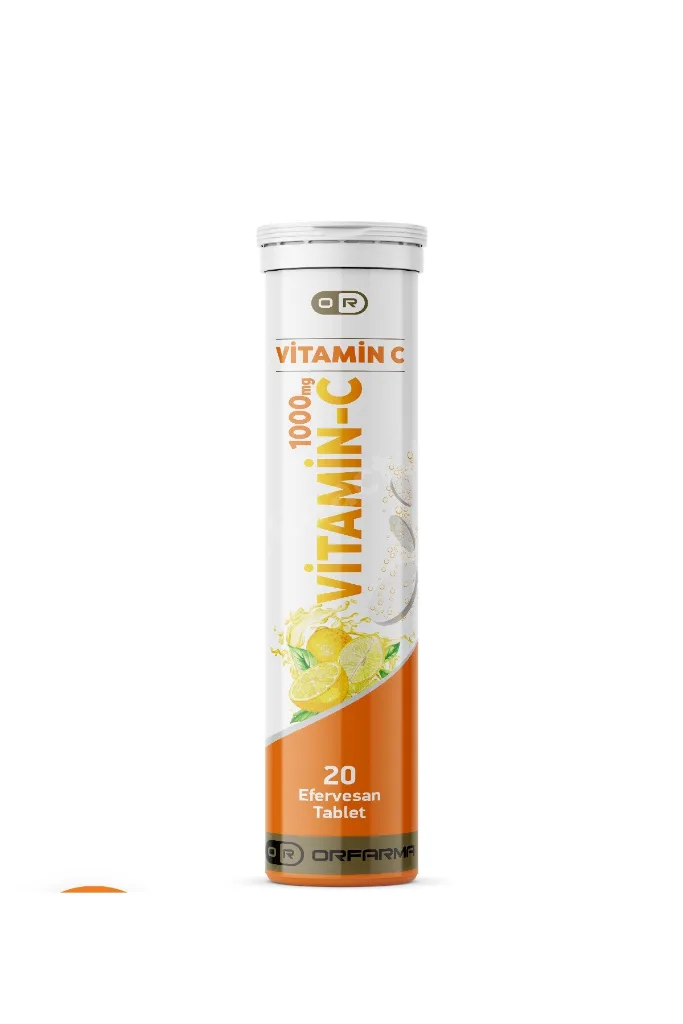 C Vitamini 1000 Mg 20 Efervesan(Suda Eriyen) Tablet