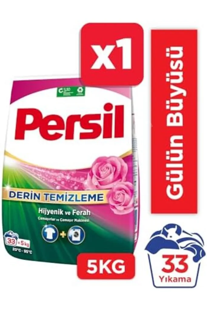 TTKTEKNOLOJİ Persil Toz Gülün Büyüsü 33 Yıkama 5 kg, Gülün Büyüsü 5kg TTKTEKNOLOJİ 2026 395519