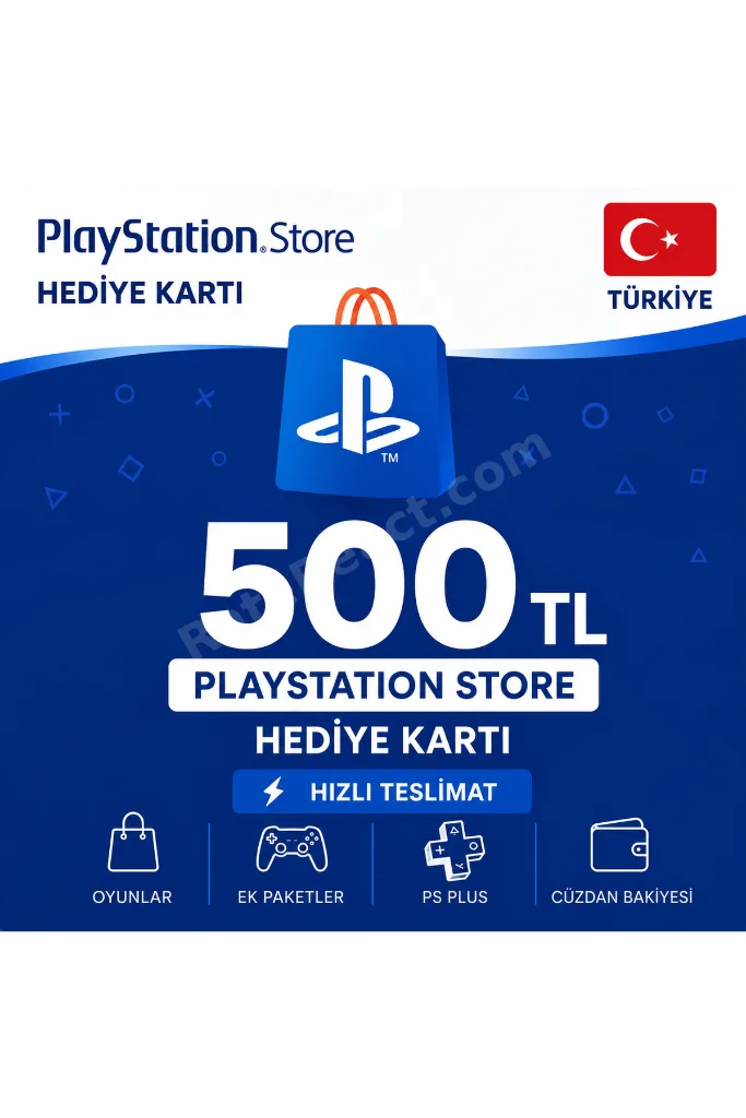 PlayStation Store 500 TL Hediye Kartı