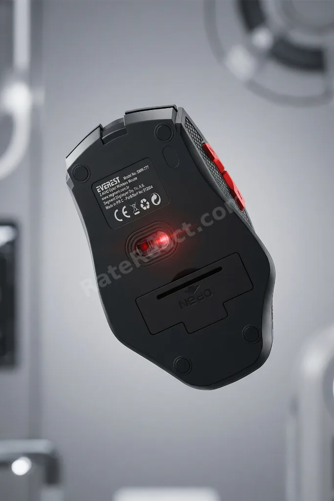 SMW-777 Kırmızı kablosuz 2,4Ghz optik mous
