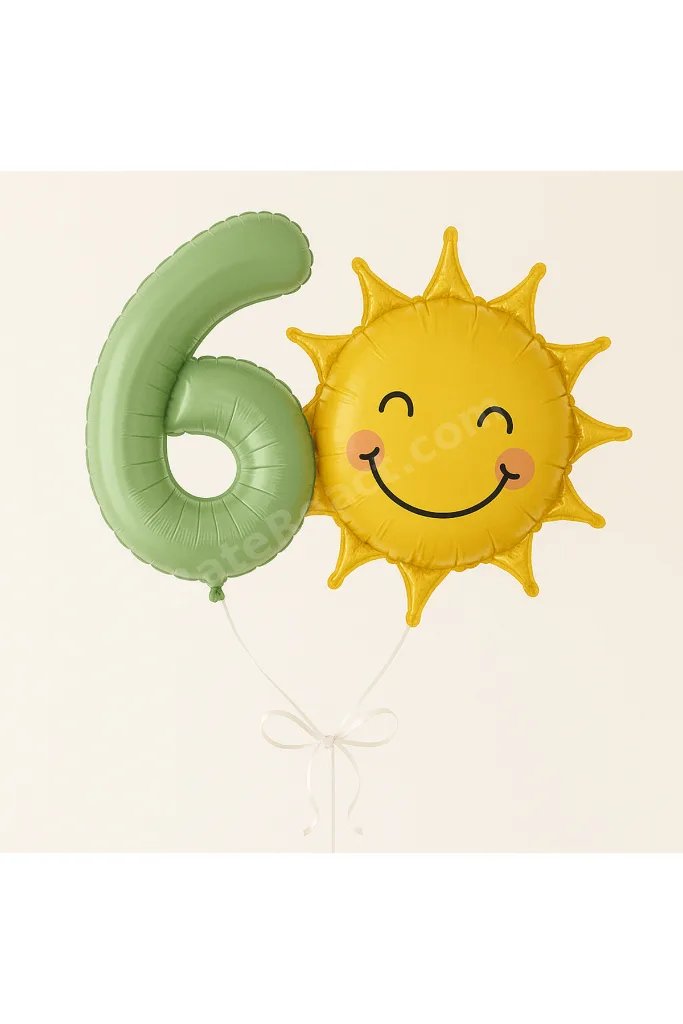 Güneş Balon ADAÇAYI Yeşil 1 Yaş Demeti 2 parça