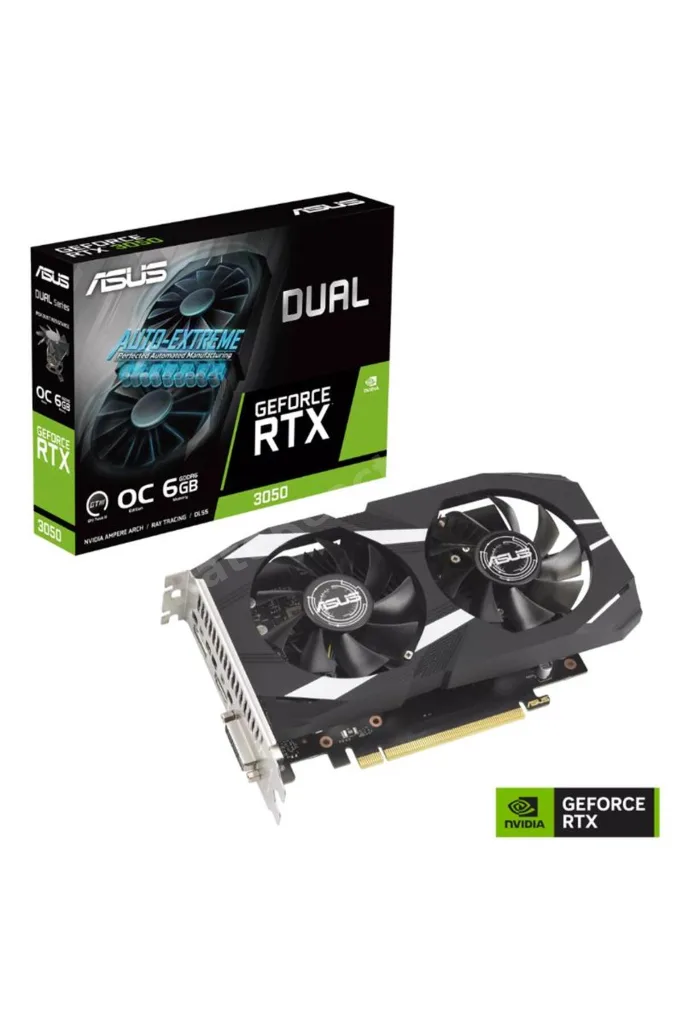 ASUS GEFORCE DUAL-RTX3050-O6G 6GB GDDR6 96BIT 1XHDMI 1XDP 1XDVI EKRAN KARTI