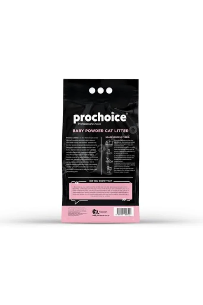 TTKTEKNOLOJİ Prochoice Kedi Kumu, Bebek Pudrası Parfümlü Bentonit,10 lt TTKTEKNOLOJİ 2026 395519