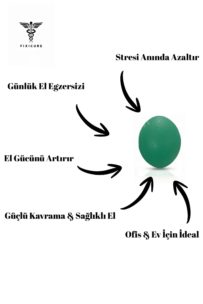 El Egzersiz Topu Stress Topu Yeşil Yumuşak Silikon Fizik Tedavi El Çalıştırma Parmak Güçlendirme