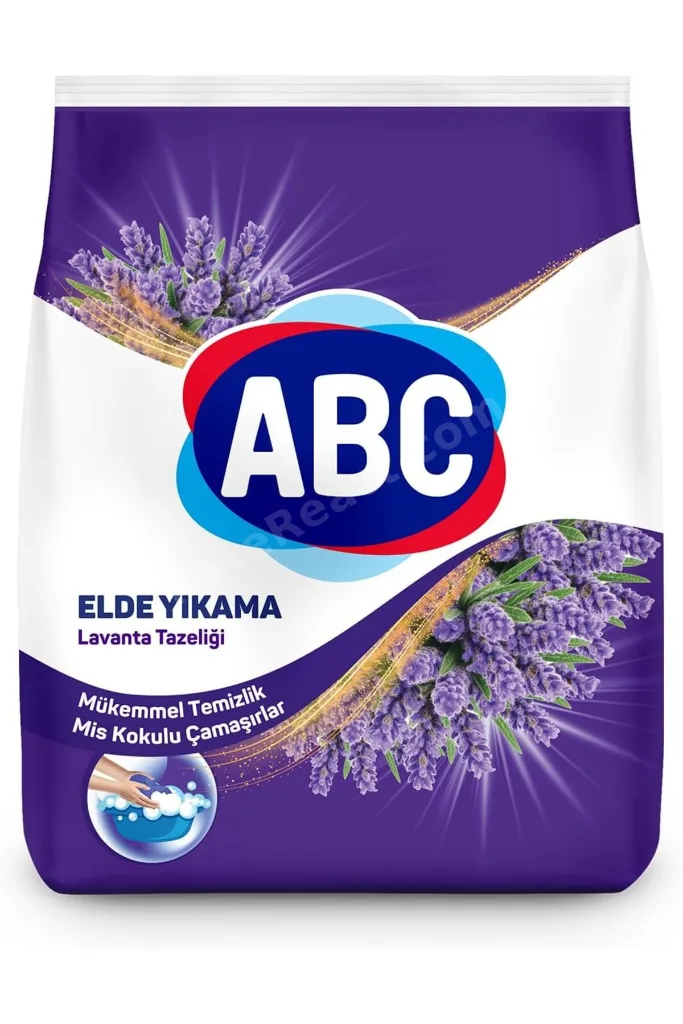 TTKTEKNOLOJİ ABC DETERJAN Toz Deterjan Lavanta Tazeliği 600 Gr TTKTEKNOLOJİ 2026 395519