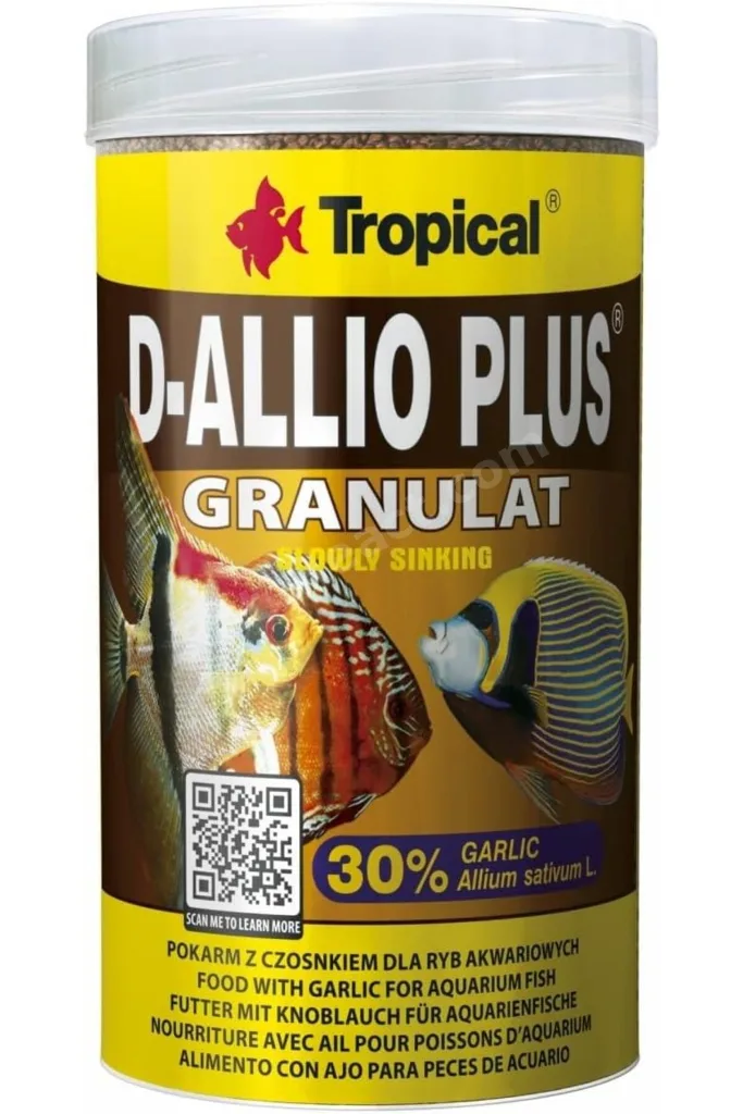 TTKTEKNOLOJİ D-Allio Plusgranulat Discus Balıklar İçin Sarımsaklıgranül Balık Yemi 100 Ml 60gr TTKTE