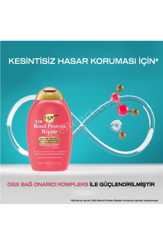 Bond Protein Repair Bağ Onarıcı Sülfatsız Şampuan 385 ml + Saç Bakım Kremi 385 ml