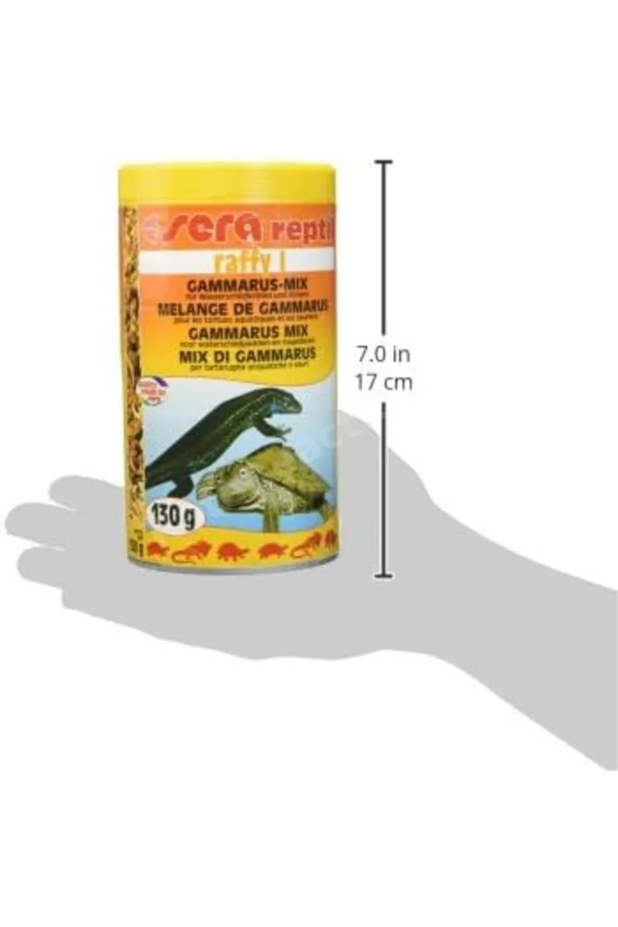 TTKTEKNOLOJİ Sera Raffy I Gammarus Karışımı 1000 ml 130 gr Kaplumbağa Yemi TTKTEKNOLOJİ 2026 395519