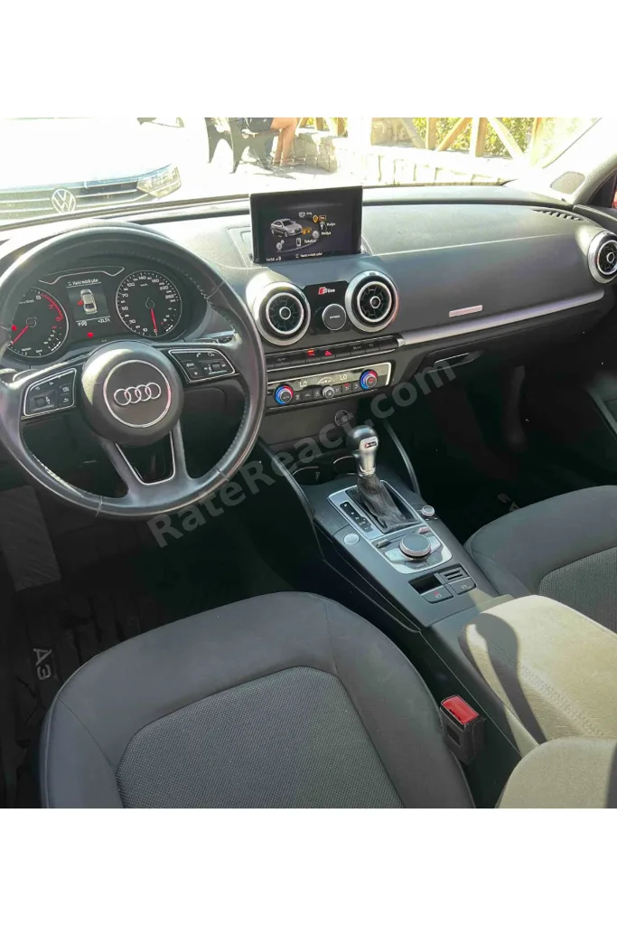Audi A3 Uyumlu 8v Sline (2013-2020)siyah Mıknatıslı Telefon Tutucu %100 Kırılmaz Alüminyum Plaka