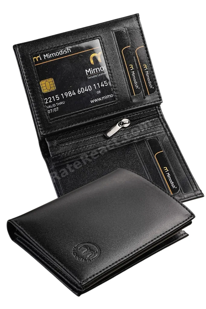 Signature 1794 Hakiki Deri Dikey Premium Minimal Erkek Kartlık Cüzdan – 10 Yıl Dikiş Garantili