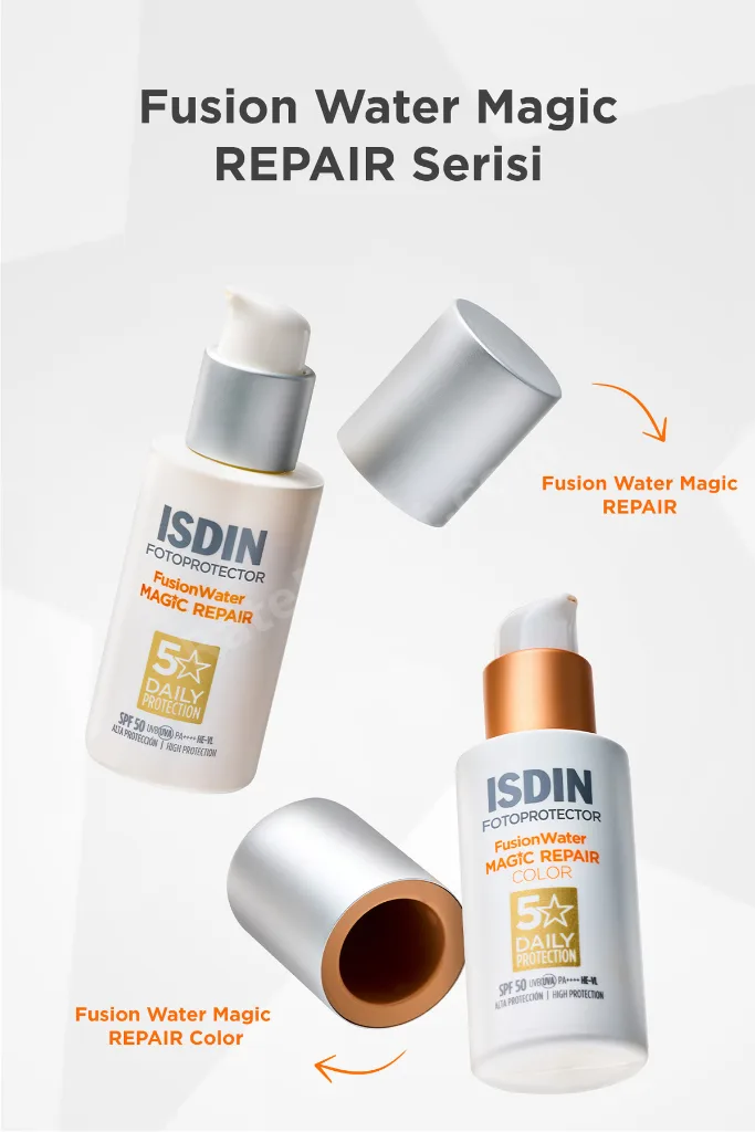 Fotoprotector Fusion Water Magic Repair Spf50 50 ml Yaşlanma Karşıtı Onarıcı Yüz Güneş Kremi