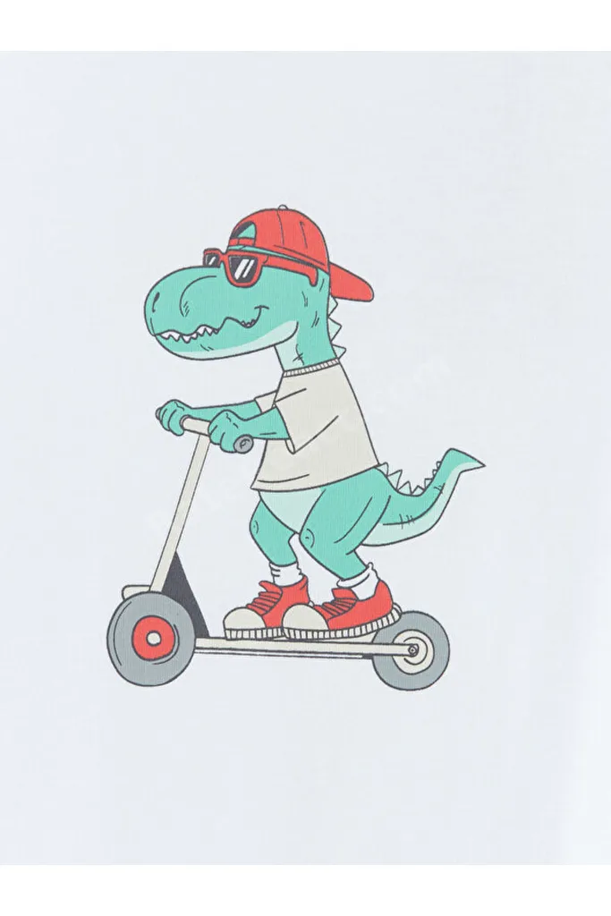 UZG STORE'dan Stil Sahiplerine Sıfır Roba Yaka Baskılı Erkek Çocuk T-shirt