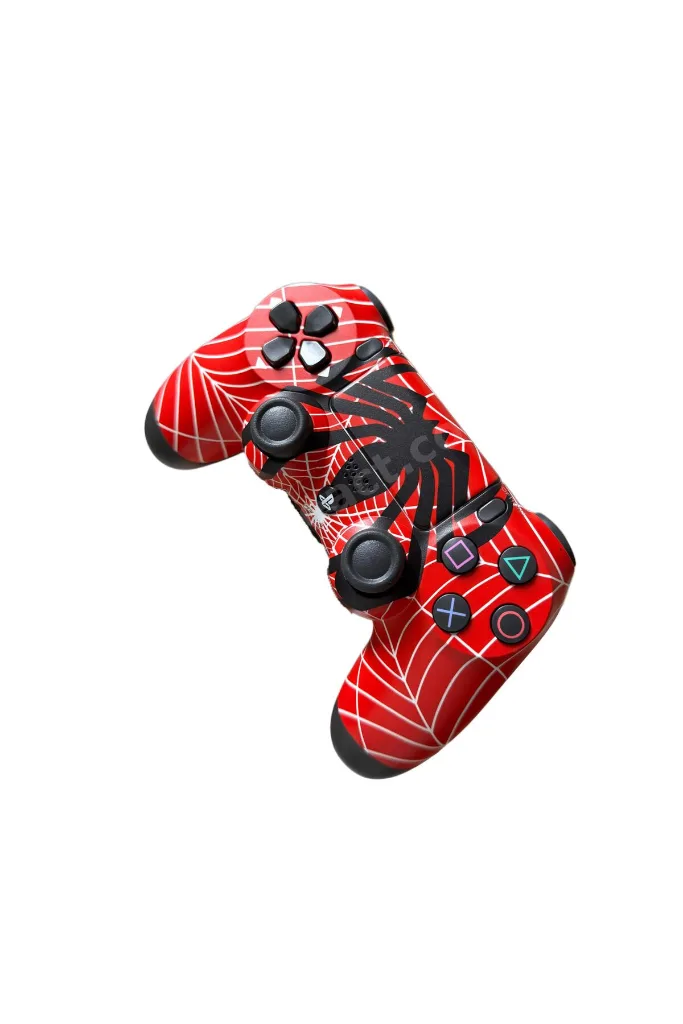 Sony Ps4 Dualshock Uyumlu 4 (ORJİNAL SIFIR) Kablosuz Kumanda Örümcek Desenli