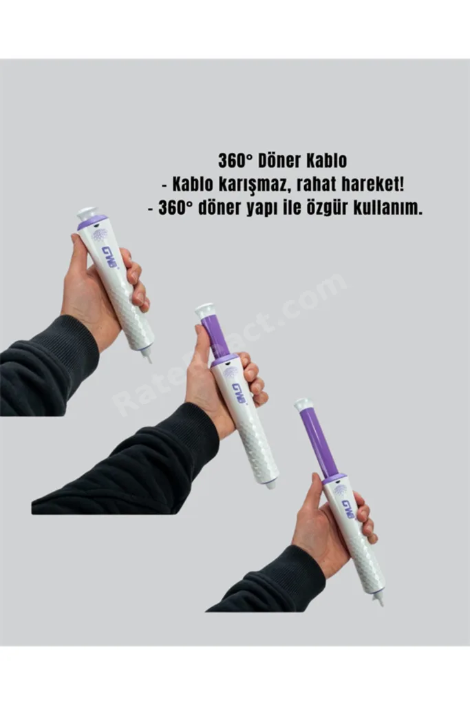 ShopletSell Hızlı Isınan, Kompakt ve Güvenli – Tüm Saç Tiplerine Uygun Kıvırma Cihazı 1274129