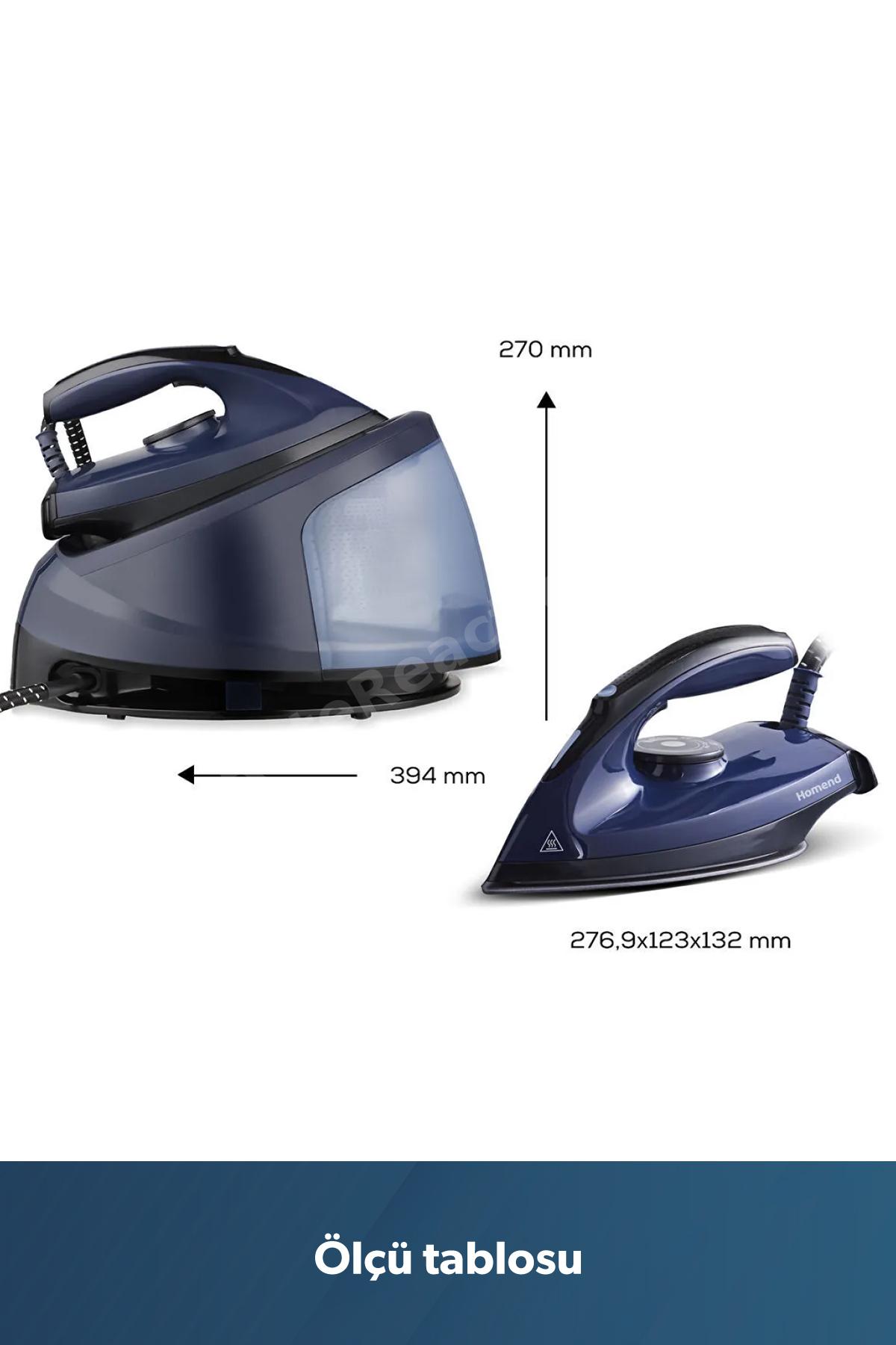 Steamwork 1168H Buhar Kazanlı Ütü Lacivert 2400 W