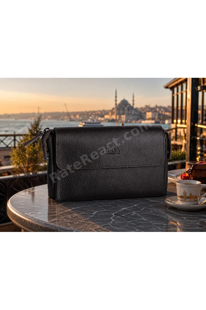 Diga 1835 Hakiki Deri Portföy El Çantası