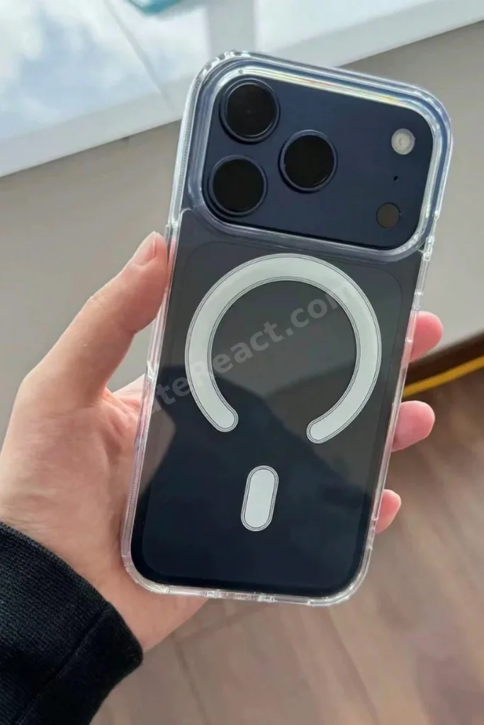 Apple İphone 17 PRO MAX Uyumlu Şeffaf MagSafe Kılıf Darbe Emici Silikon, Kamera Korumalı, Manyetik