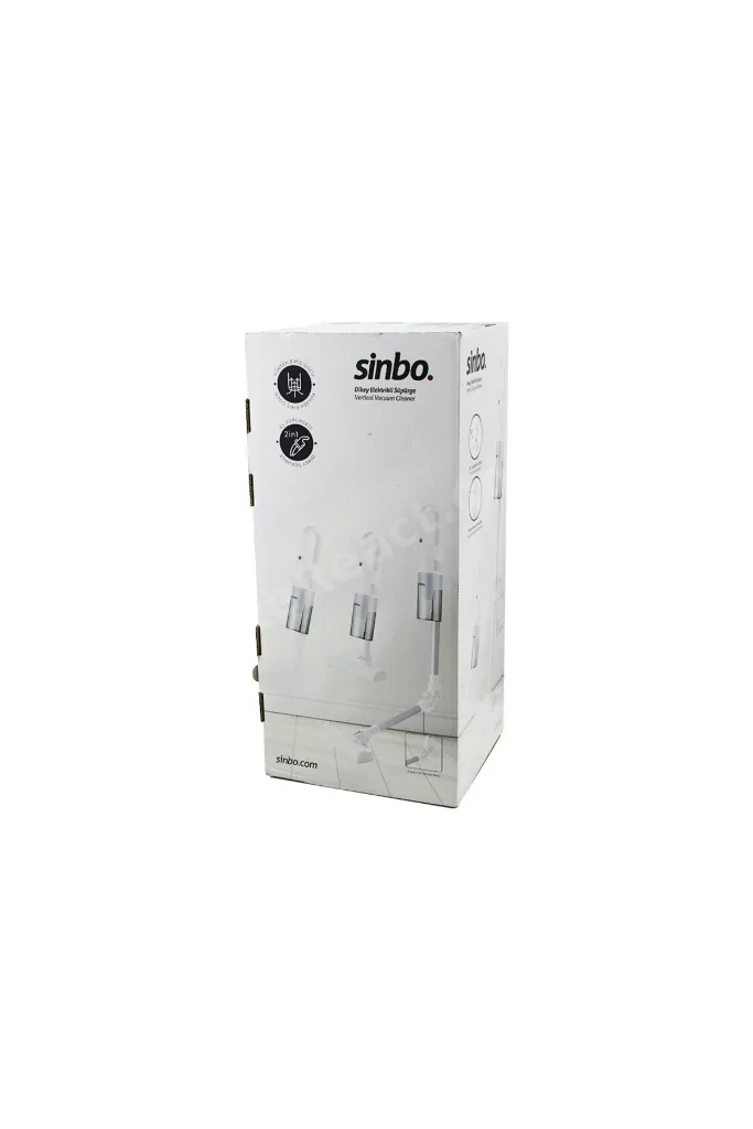 BEYAZ DİKEY ELEKTRİKLİ SÜPÜRGE ERGONOMİK KATLANABİLİR BORU 500W 90° DÖNEBİLEN BAŞLIK PRATİK HAZNE SV