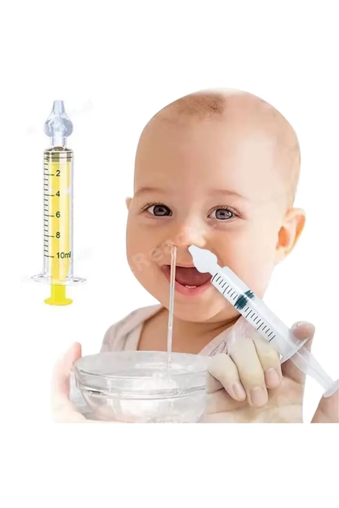 Yeniden Kullanılabilir, Manuel Burun Temizleyici 10ml Kapasiteli Burun Açıcı Şırınga (5224)