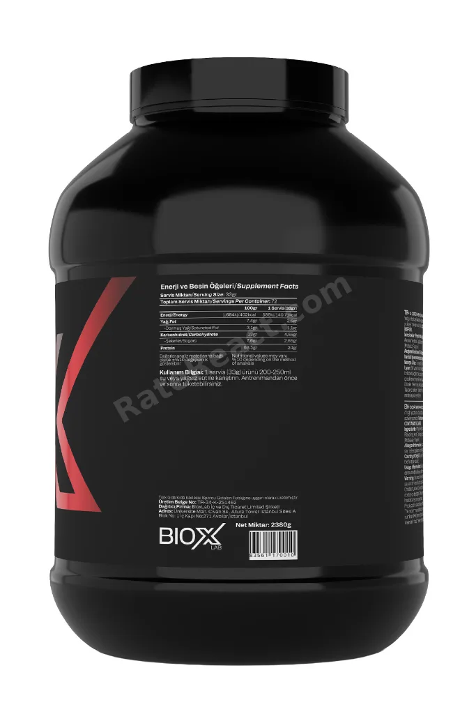 Whey Protein Tozu Çikolata Aromalı 2300 gr 72 Servis