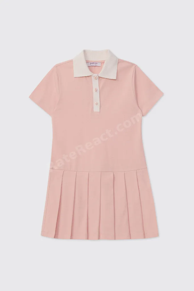 Kız Çocuk Açık Pembe Elbise