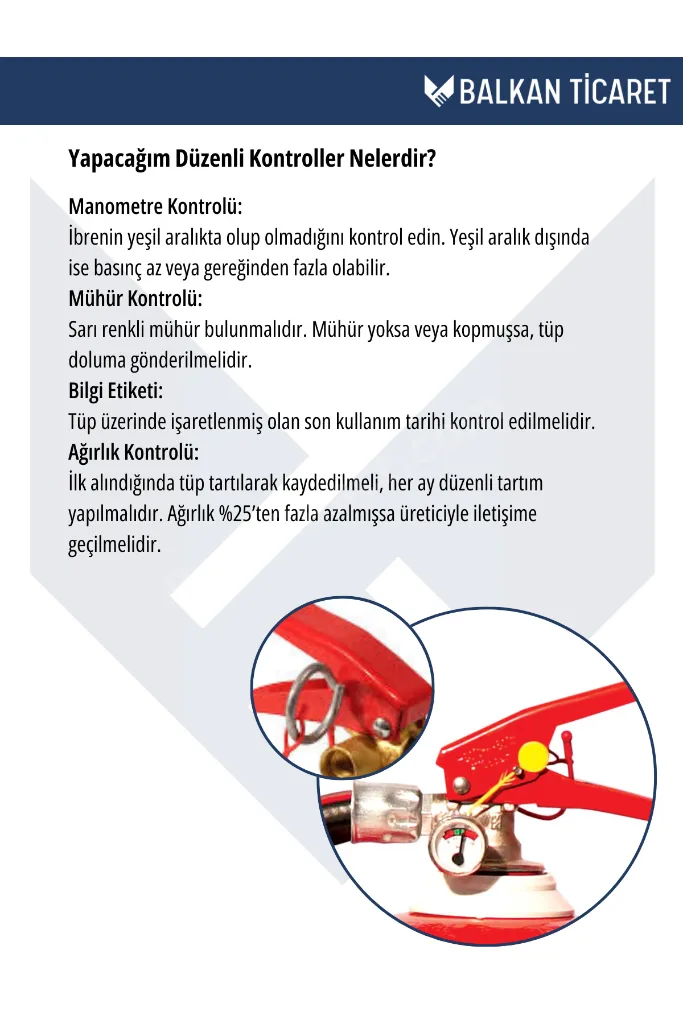 2 Kg HFC Otomatik Yangın Söndürme Tüpü - kapalı alanlarda güvenli kullanım