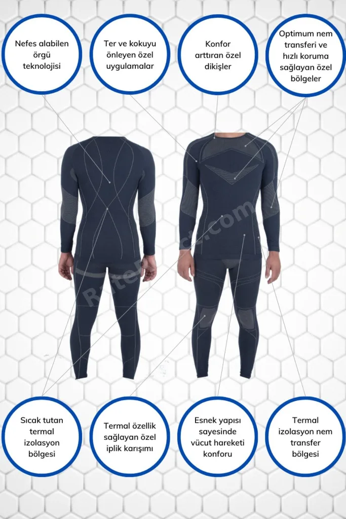 Spor 3. Seviye Termal Seamless Erkek Tayt