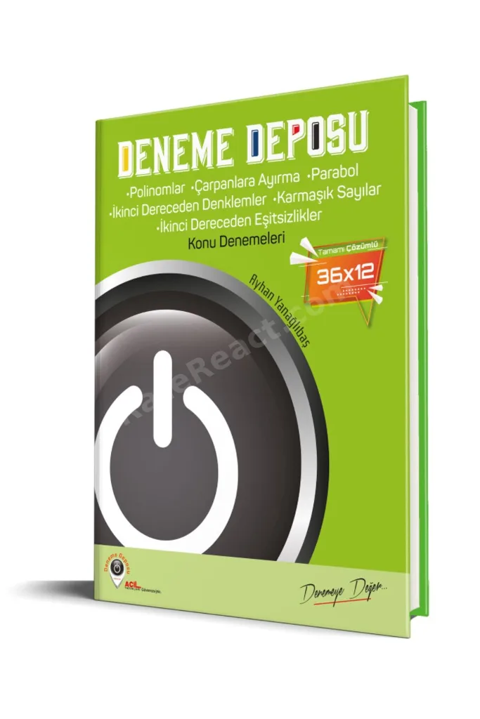 Deneme Deposu AYT Polinomlar Çarpanlara Ayırma Konu Denemeleri