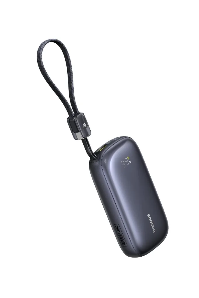 EnerFill FC21 QPow3 Ultra Dijital Göstergeli Powerbank 20.000 mAh 45W - Siyah