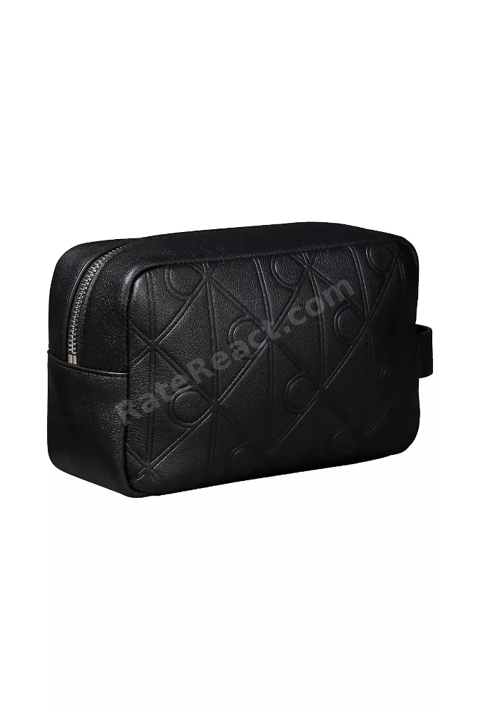 Erkek Xl Emblem Aop Emboss Siyah Dopp Kit