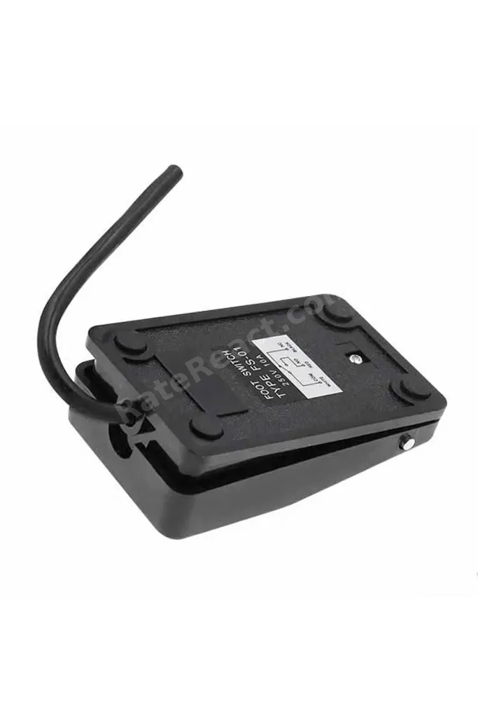 Pedal Ayak Butonu Kaydırmaz AC 250V 10A NO NC SPDT Push Anlık Ayak Kontrollü Anahtar Switch Freze